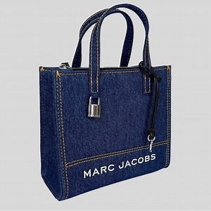 MARC JACOBS | Mini Grind Denim Tote | Blue | 9”x4”x8” [NWT]