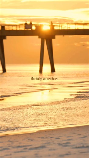 No matter where you are, mentally we’re all here—lost in the colors of a Navarre Beach sunset. 🌅💭 Take a moment, breathe it in, and let your worries fade away. | Relax in Navarre Beach