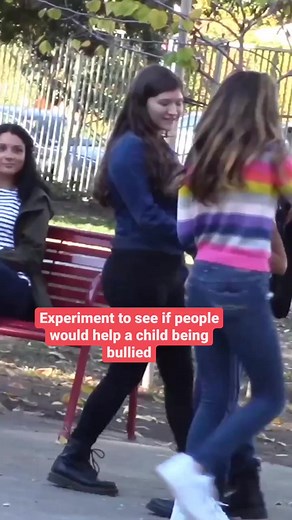 This girl was getting bullied. #matttvshorts #kindness #experiment #reels #giveaway #help #bullying #homeless #awareness #explore #viral | Matthew Bandeira.