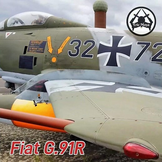 Meet the Fiat G.91R Light Attack Aircraft of the German air Force #aviation #military #history