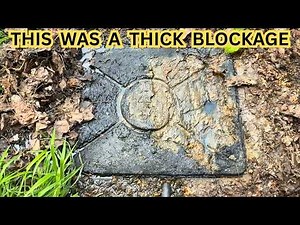 Blocked Manhole Gets the Full Treatment | Satisfying Results