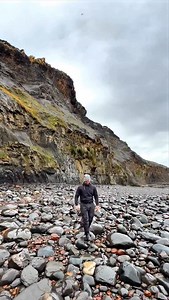 57K views · 773 reactions | We searched a remote, rocky beach for fossils and crystal and found a Jurassic ball of rock hidden within a huge loose boulder 勞 We found a beautiful cephalopod fossil roughly 185 million years old ️ Whilst alive, this specimen would’ve swam the seas alongside Marine Reptiles!  You win some, you lose some! 秊 Thanks for supporting our page! 練 #fossilhunting #treasure #ammonite #beachcombing #fblifestyle | Yorkshire Fossils | Facebook