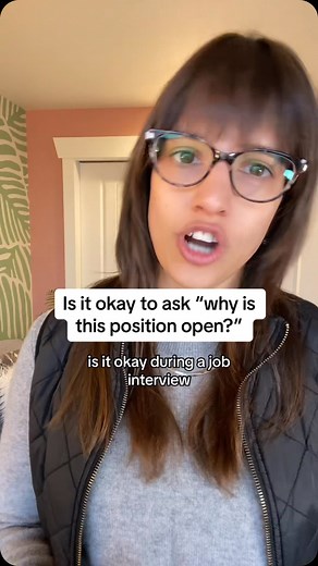 127 reactions · 31 shares | How to ask “why is this position open” in a job intervirw without feeling accusatory or rude #interviewquestions #interviewprep #interviewpreparation #interviewskills #jobinterviewprep #jobinterviewpreparation | Tali Shlafer | Facebook