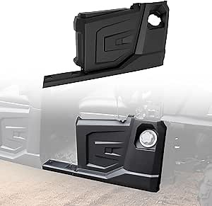 Rear Left Hand Center Fender with Rocker for Polaris Ranger Crew 570 XP Crew 900 XP Crew XP 1000 Diesel Accessories 2014-2019 (Replace #5450359-070)