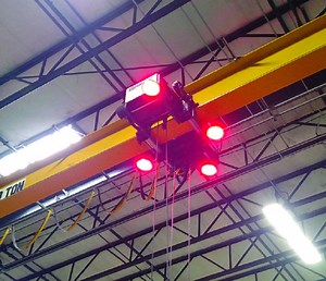 [Hot Item] Bicolor Red Blue LED Lamp for Thermal Power Plant Overhead Crane Safety