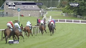 🏇 Calevade romps to victory, landing the Cartmel Races Amateur Jockeys' Handicap Hurdle by a wide margin for trainer Ben Haslam 👏 | Cartmel Racecourse