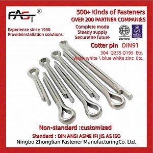 [Hot Item] DIN94 Locking Cotter Pin Spring Split Pin Steel Lock Cotter Pins