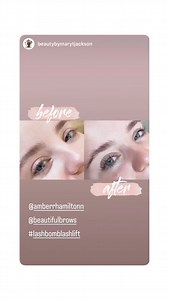 Beautiful Brows and Lashes on Reels
