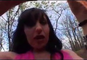 Nasty cheap slag eats used condoms