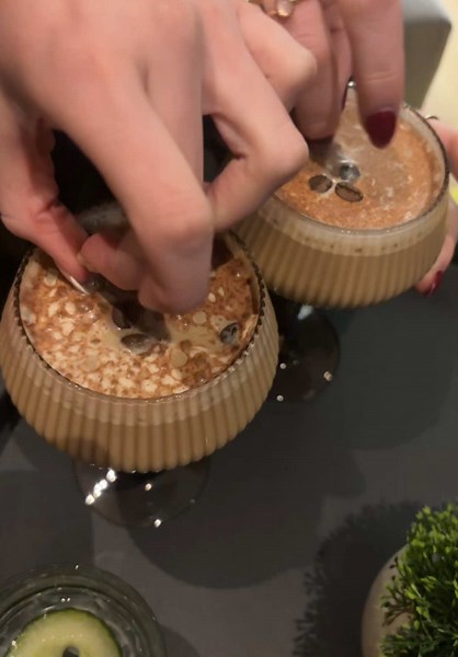 first sip of espresso martini @breelynne_ #wesmelllikecoffee #gulp #france