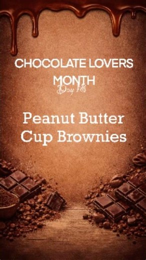 Peanut butter cup brownies #bakingrecipes #recipe #food #baking #easyrecipe #dessert