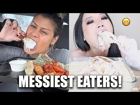 THE MESSIEST MUKBANGS I'VE EVER SEEN