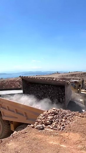 Huge Loadings! Closely Shot Of Caterpillar 994 Wheel Loader! #shorts | Briana