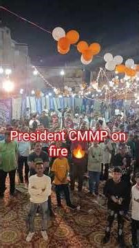 President cmmp on fire 🔥 #maheshkochra
