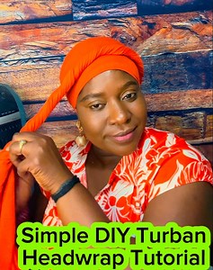 Quick Turban headwrap tutorial #africanbeautifulfashionandlifestyle #headwraphack #highlightsシ゚ #simpleheadwrap | African Beautiful Fashion and Lifestyle