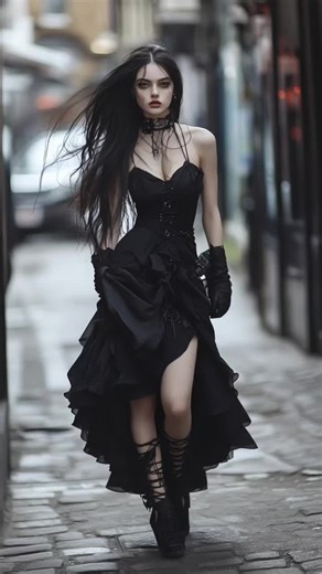 Beautiful goth Female #awesomeisus #epic #beautiful #aiart #goth #great