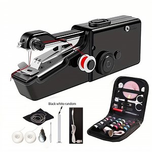 Handheld Sewing Machine, Mini Handheld Sewing Machine for Quick Stitching, Portable Sewing Machine Suitable for Home, Travel and DIY, Electric Handheld Sewing Machine for Beginners - Walmart.com