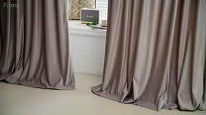 Fcosie 150 Inch Extra Wide Velvet Curtains 2-in-1 Header Rod Pocket/Back Tab, Room Divider Curtains Room Darkening Curtains for Sliding Glass Door (1 Panel), Width 150 x Length 96 Inches, Golden Palm