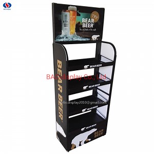 [Hot Item] Metal Adjust Shelves Display Rack for Beer in Shops