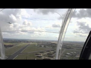 Canadian Lancaster VERA from the tail gunner position of British Lancaster Thumper Mk III during PDA