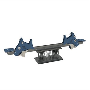 [Hot Item] HPL Material Shark Shape Double Seats Seesaw