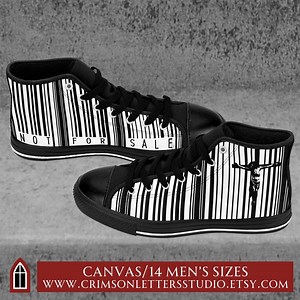 Not for Sale Christian Sneakers, Barcode Jesus Shoes, Crucifix Tennis Shoes, Faith Sneakers, Christian Shoes - Etsy