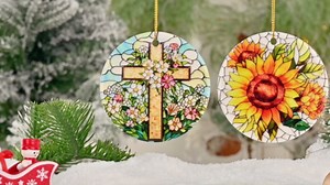 Our Lady of Guadalupe Christmas Ornaments: Christmas Tree Ornaments, Mexican Mom Holiday Decor, Stocking Stuffers, Gift Ideas, Xmas Gifts, and Latin Mom Gifts