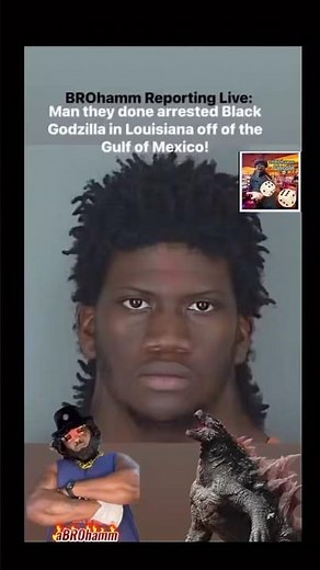After destroying parts of #florida and #texas , BlackZilla has been #apprehended in #neworleans!