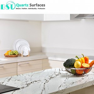 [Hot Item] Artificial Calacatta White Quartz Stone Surrounds Wall Panel for Shower