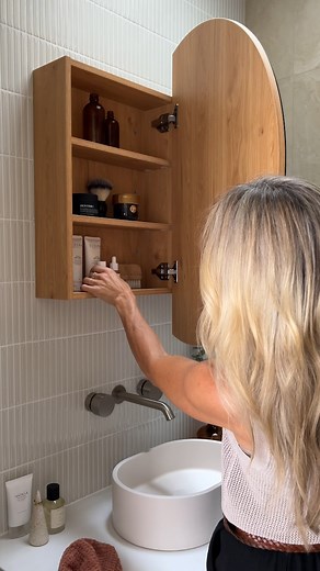 Short on space in your bathroom? 🛀🏻 Mirrors with hidden storage and deep vanity drawers provide ample storage for your daily necessities 🫧 Shop the shaving cabinet: https://bit.ly/43IE0RP #templeandwebster #bathroom #vanity #shavingcabinet | Temple & Webster