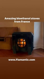Antique French stoves running in clean and ecological bioethanol. All the beauty of a real flame, with no installation work, no chimney and no pollution. #flamantic #bioethanolfireplace #bioethanol | French Bioethanol Stoves