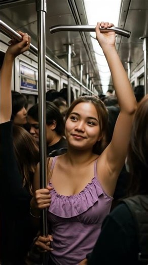 Crowded Subway - Rush Hour Never Gets Easier #aiart #metro #short