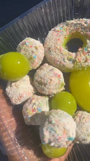 Green Apple 🍏| Grapes & Pineapple #treats #candygrapes #pineapple #sweettooth #candiedpineapples | Kendra Anderson