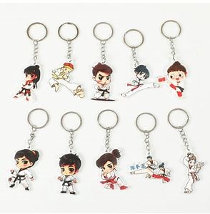 [Hot Item] Wholesale Cheap Rubber Taekwondo Keychains Martial Arts Keychain