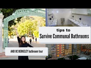 SURVIVING Communal Bathrooms + UC Berkeley Bathroom Tour [College Prep Ep 2]