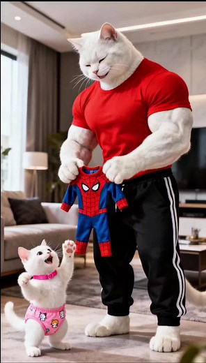 Super Kitten Saves the Day on Dad's Falling Bus!