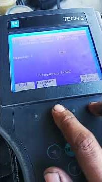 Isuzu trooper (4Jx1) injector test