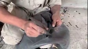 226K views · 7.2K reactions | How This Talented Individual Expertly PATCH and FIX a Truck Tire Inner Tube With Incredible Skill | Amazing_Things_Official | Facebook