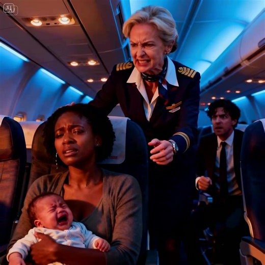 The slap was so sudden, so sharp, it seemed to suck all the air out of the cabin. It wasn’t just a tap; it was a full, open-palmed strike, and the crack of it echoed over the engine's drone. The entire row of passengers flinched. A few people gasped, a sound that was immediately swallowed by the plane's recycled air. And then, silence. A young Black mother, Angela Carter, was frozen in her seat. Her cheek was already burning, a violent, stinging red. She was holding her six-month-old son, Mason,