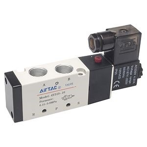[Hot Item] Airtac Pneumatic 4V310-10 AC110V 5 Way 2 Position PT3/8" Air Control Solenoid Valves