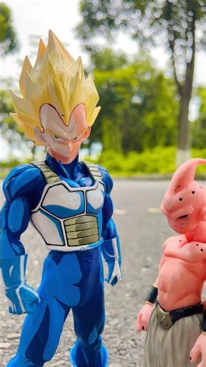 Super Vegeta Maked Majin Buu Scared #shorts
