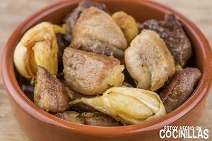 Receta de magro de cerdo al ajillo