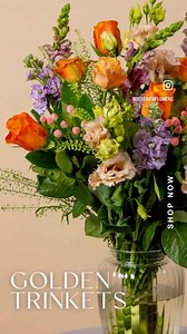 Ladies and gentlemen...HER💐Introducing one of the finest bouquets you'll find all September - Golden Trinkets | Serenata Flowers