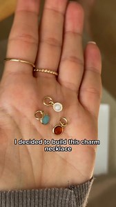 Custom Birthstone Necklace! 💜💙❤️✨Add up to 3 birthstone charms—your kids’ birthdays, your BFF trio, or just your favorite colors. | James Michelle Jewelry
