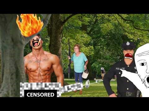 Man EJACULATES on POLICE OFFICER for not MOVING out the WAY