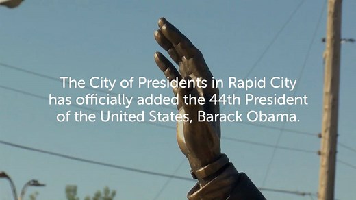 The City of Presidents in Rapid City has officially added the United States' 44th president, Barack Obama. | KELOLAND News