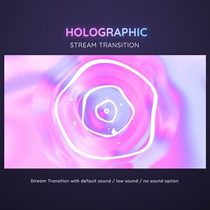 Trippy Liquid Splash Holographic Transition | Colorful Stream Transition | Animated Stream Transition | Cute Pastel Colors Stream Stinger - Etsy