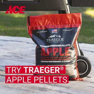 Transform your veggies, pork, and chicken into culinary masterpieces with Traeger® Apple pellets. These pellets offer a light, fruity, smoky flavor that will take your dishes to the next level. # #AceOfGray #TheresNoStoreLikeIt #Traeger #GrillingSeason | Ace of Gray