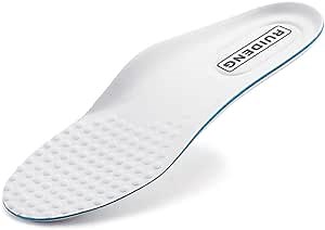 Ruideng Insoles for Women with Memory Foam | Arch Support Inserts for Plantar Fasciitis | Sweat Absorption White