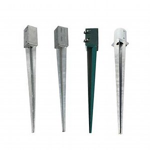[Hot Item] Factory Spike Steel Hot Dipped Galvanized Pole Anchor Pointed Wooden Fence Post Support